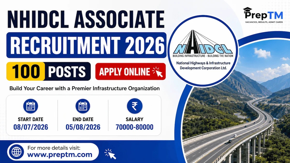 NHIDCL Associate Recruitment 2026: 100 Posts, Apply Online